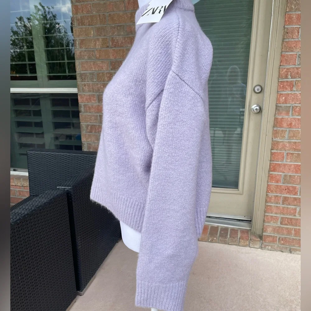 Zara mauve/lilac sweater - Picture 3 of 10